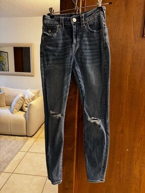 True Religion Women's Jeans - Jennie Curvy High Rise Super Skinny